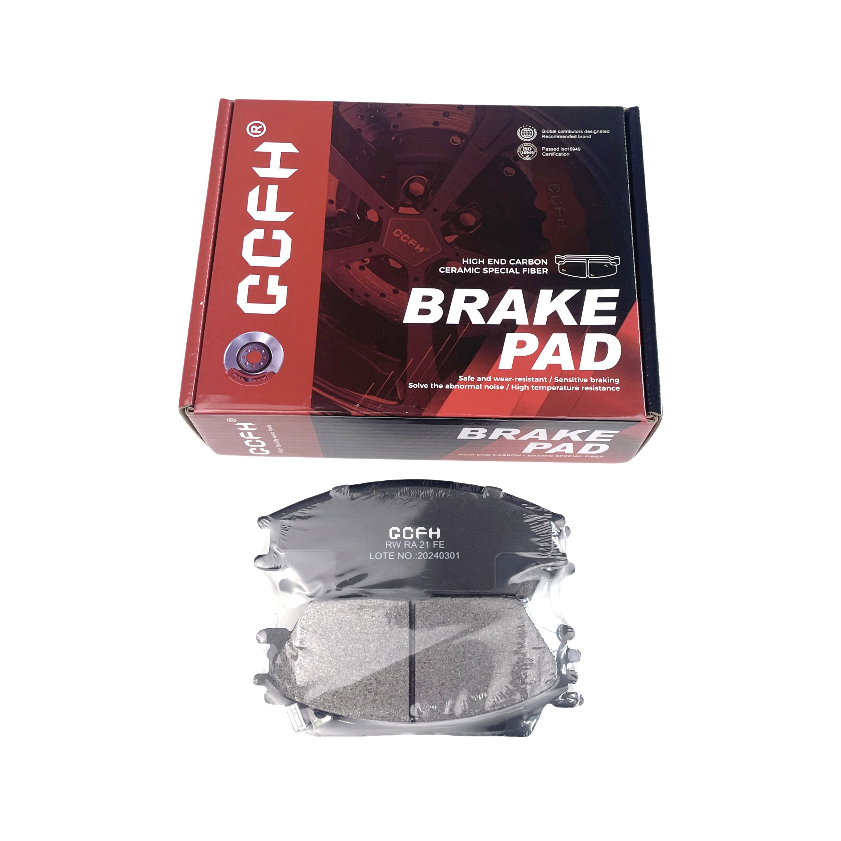 Noiseless Brake Pads for Car Disc Braking System