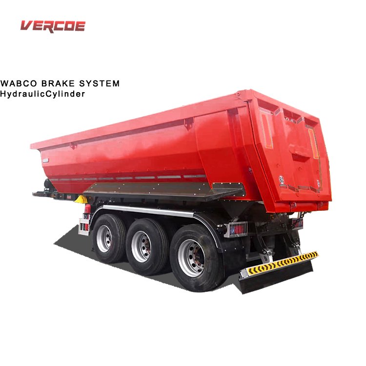 70 Ton Tipper Truck Semi Trailer in Gabon