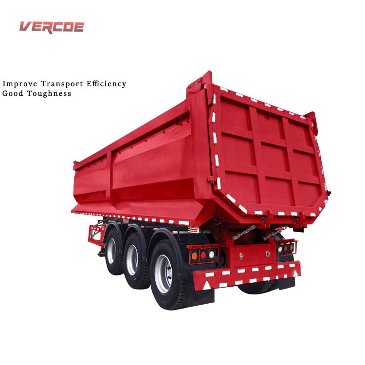 70 Ton Tipper Truck Semi Trailer in Gabon