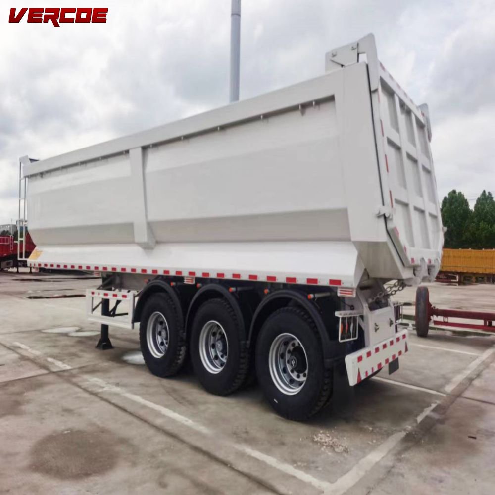 70 Ton Tipper Truck Semi Trailer in Gabon