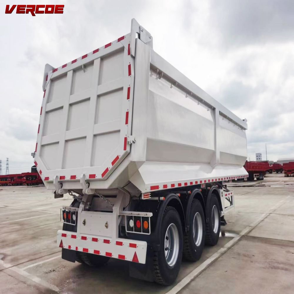 70 Ton Tipper Truck Semi Trailer in Gabon