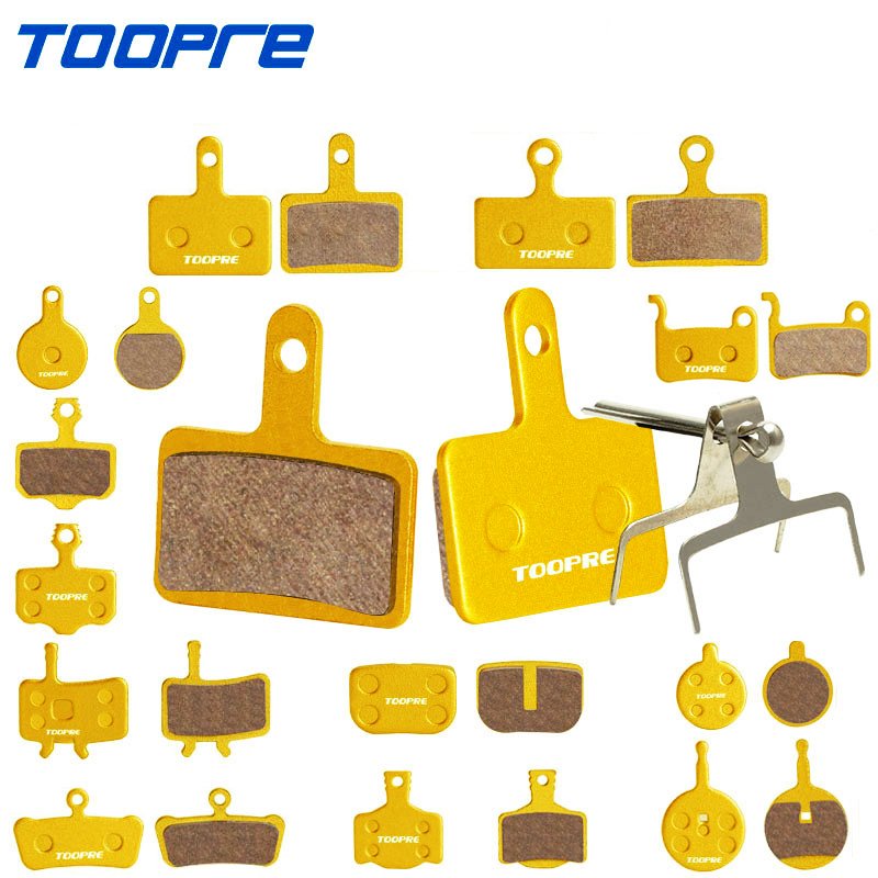 TOOPRE Mountain Bike Disc Pad Bike Hydraulic Disc Brake Pads All Metal Oil Disc Brake Pads