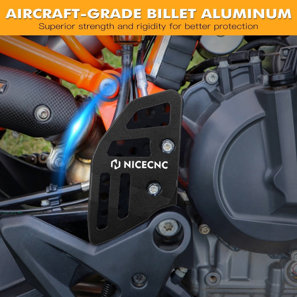 NiceCNC Rear Brake Master Cylinder Guard for Hus Qvarna NORDEN 901 for KTM 790 890 Adventure/Adventure R 2019-2022