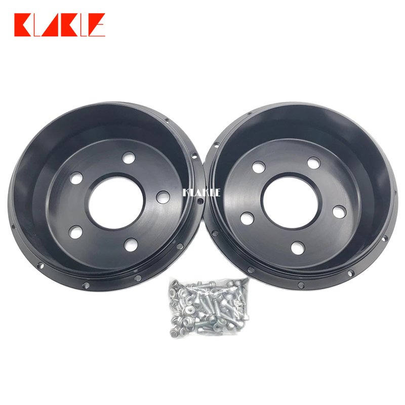 KLAKLE Tuning Brake System Modified Car Central Rotor Hat Brake Rotor Center Bell for Audi RS6 Caliper