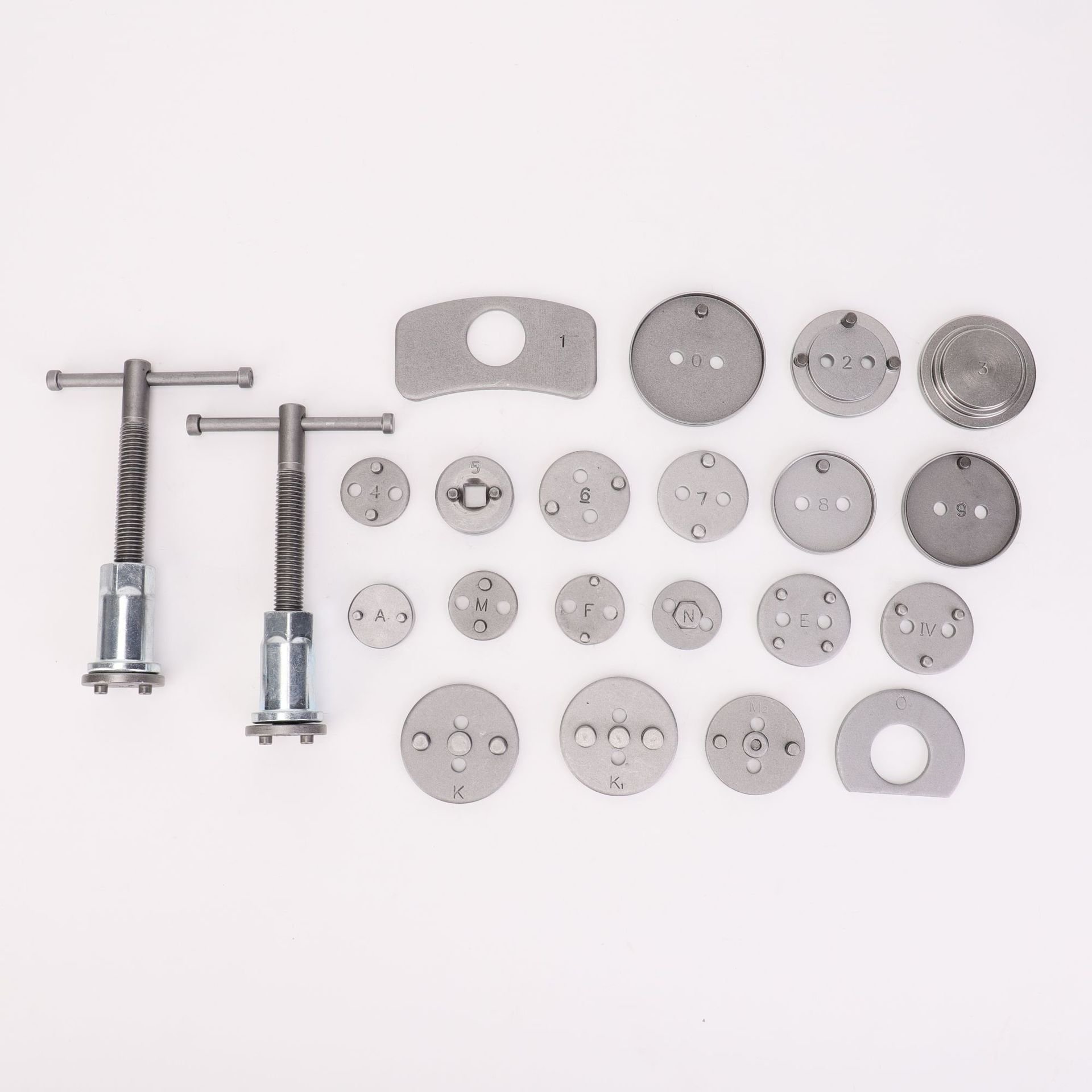 22Pieces Portable Car Brake Pump Return Tool Replacement Brake Pad Disassembly Special Tool