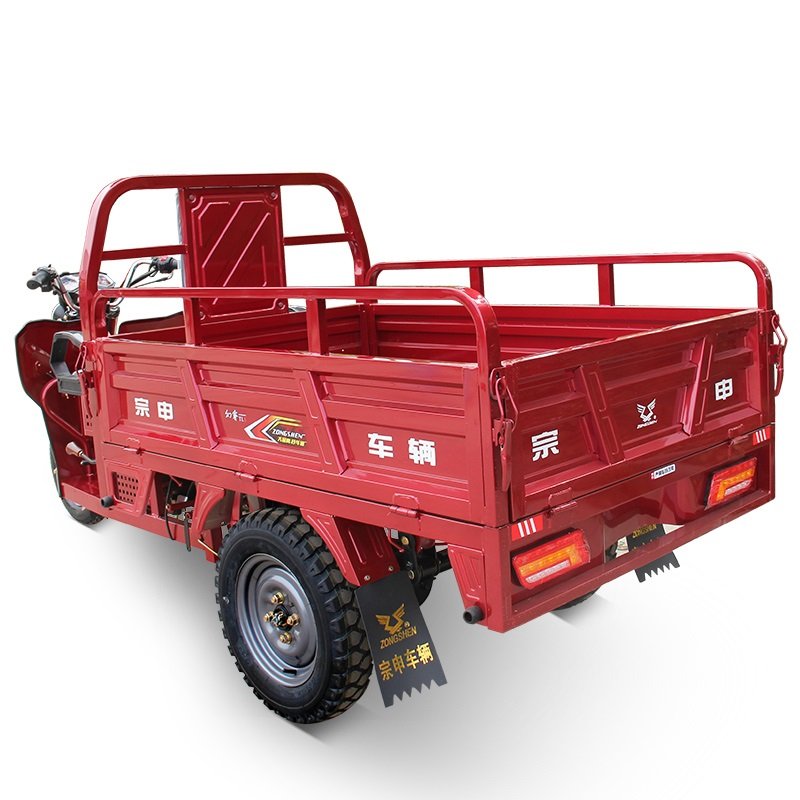 Gasoline Three-wheeled Motorcycle 110cc air Cooling Cargo Gas Tricycle