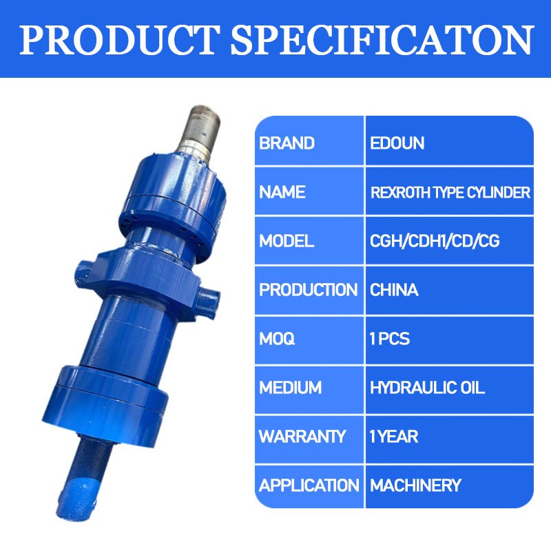 Best Price Rexroth Series Hydraulic Cylinder (CDH1MT4 CDT3MT4 CDT3ME5 CD250B40/28-100) with Hard Chrome Plated Piston Rod