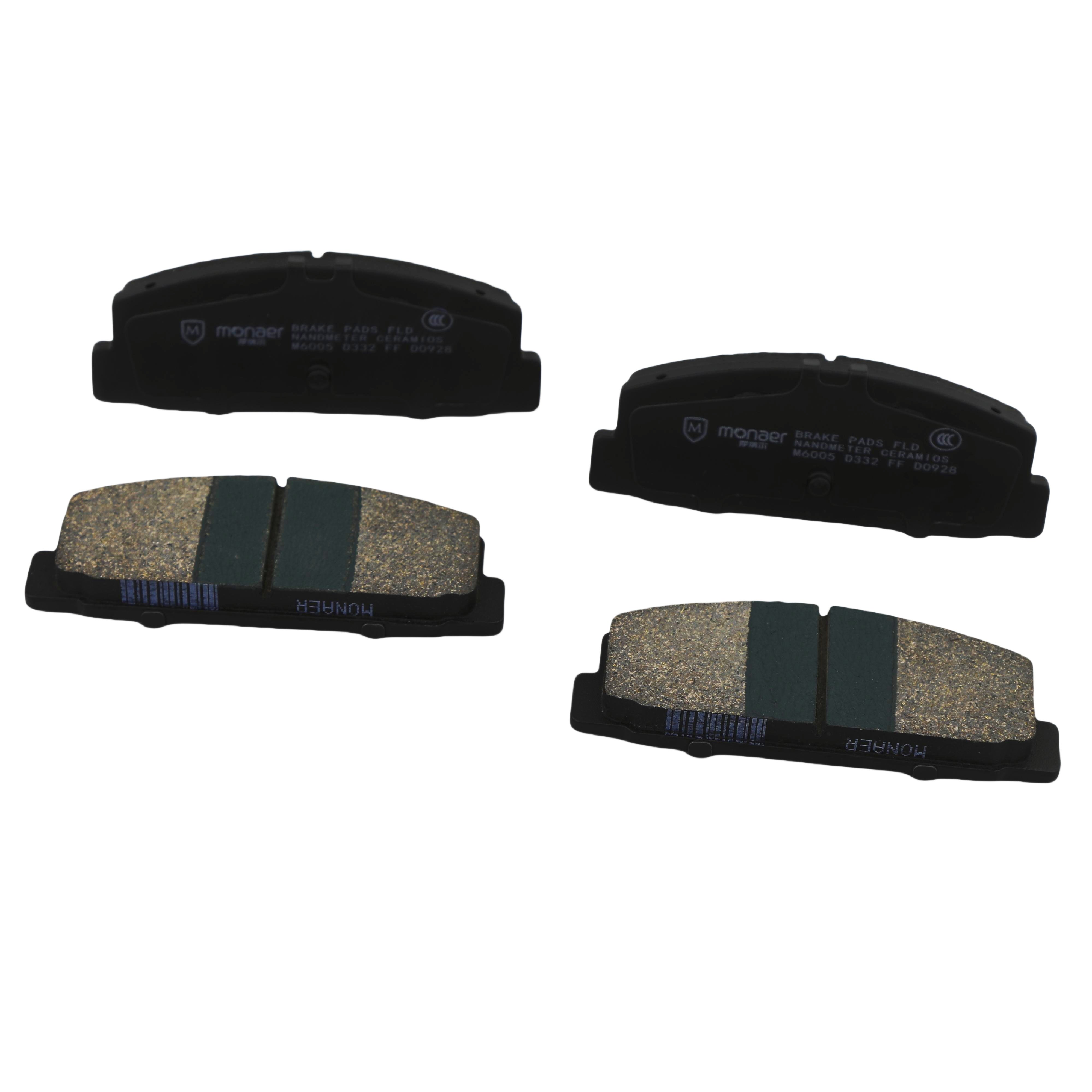 Monaer Brake Pads High Quality D332 Ceramic Front Disc Brake Pad for Mazda/Renault