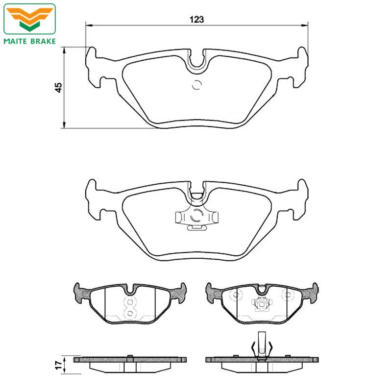 Discount Price Replacement Auto Spare Parts Auto Car Disc Brake Pad Manufacturers Oe 1 020 321 for Roewe Saic 5501 E550 750