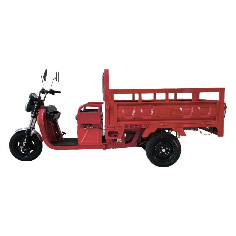 Heavy Duty Electric Cargo Vehicle High Speed Three Wheel Cargo Bike Truck Cargo Tricycle