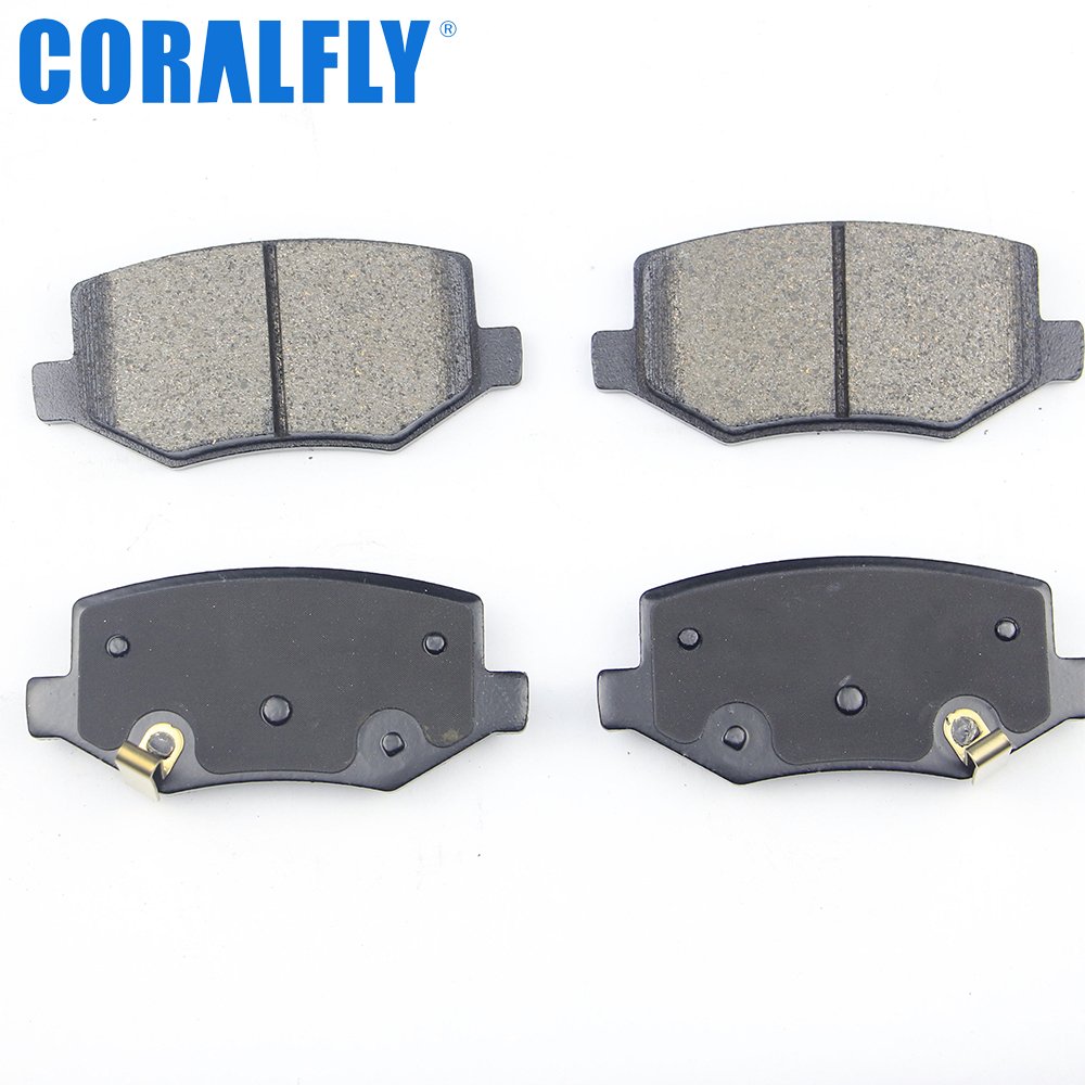 Coralfl Quality Semi-Metallic Ceramic Auto Brake Pads for Honda Accord Fit Civic BRV CRV Jazz City Odyssey