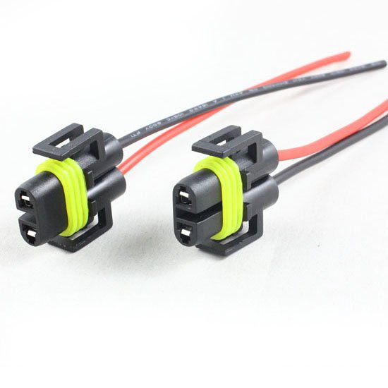 Auto Lamp H8 H11 LED Bulb Holder Adapter Socket HID LED Headlight Fog Light Car Bulb Wire Connector Cable Plug