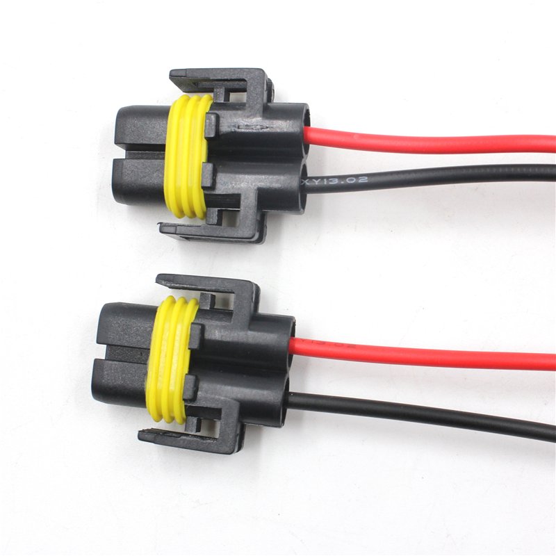 Auto Lamp H8 H11 LED Bulb Holder Adapter Socket HID LED Headlight Fog Light Car Bulb Wire Connector Cable Plug