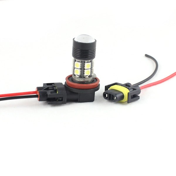 Auto Lamp H8 H11 LED Bulb Holder Adapter Socket HID LED Headlight Fog Light Car Bulb Wire Connector Cable Plug