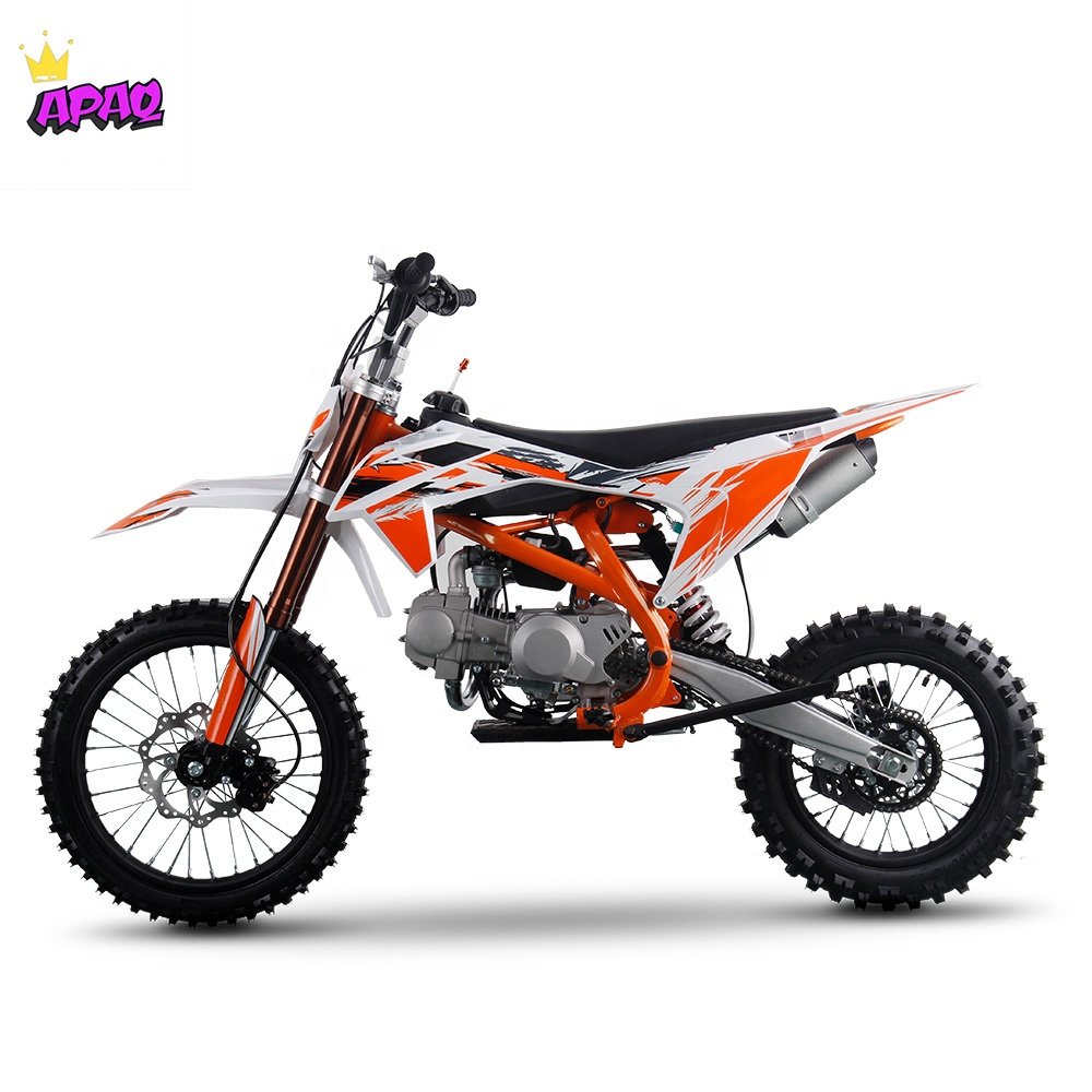 Off Road Competitive 125CC 4-Stroke Pit Bike Gasoline Motorbike 2 Wheel Racing Dirt Bike Gas Adult Motorcycle for Sale