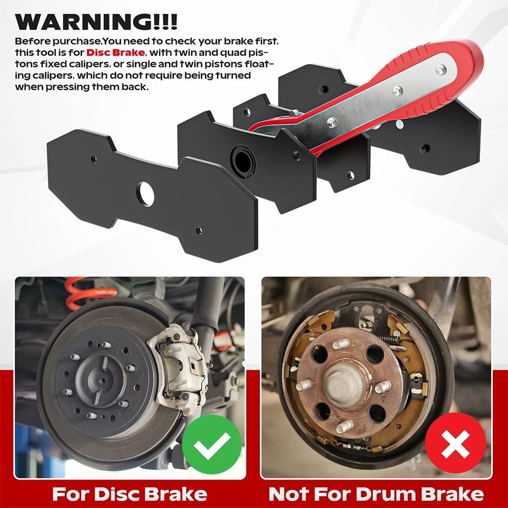 Wholesale Adjustable Car Brake Ratcheting Caliper Press Piston Spreader 360 Degree Adjusting Hand Tool