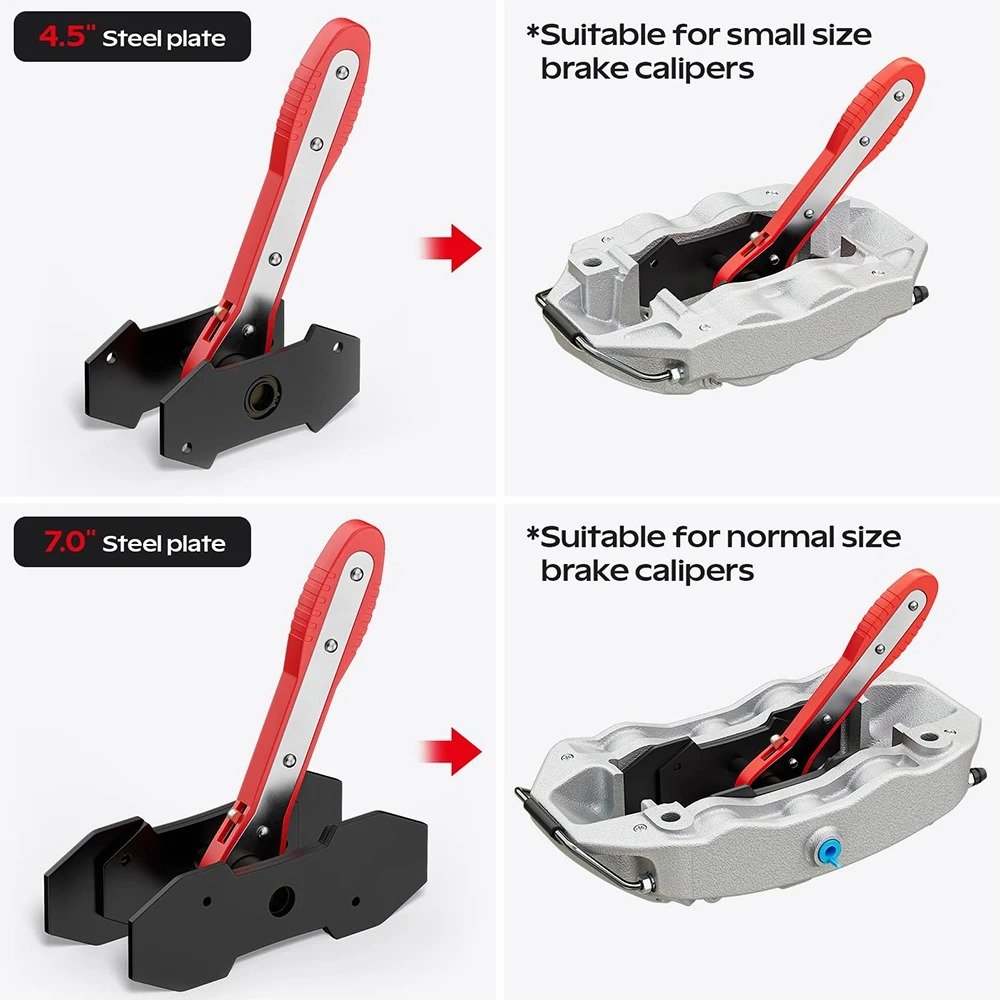 Wholesale Adjustable Car Brake Ratcheting Caliper Press Piston Spreader 360 Degree Adjusting Hand Tool