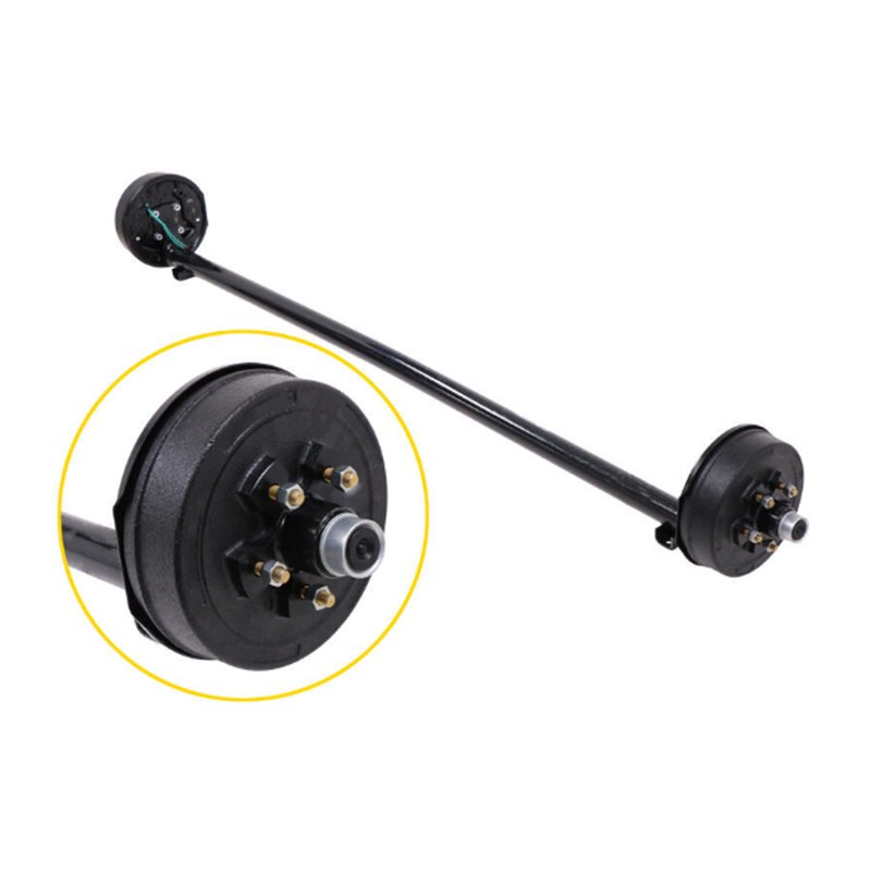 3500lbs Light Duty Trailer 4" Drop Axle with 10 Inch Electric Brake and Brake Drum Assembly