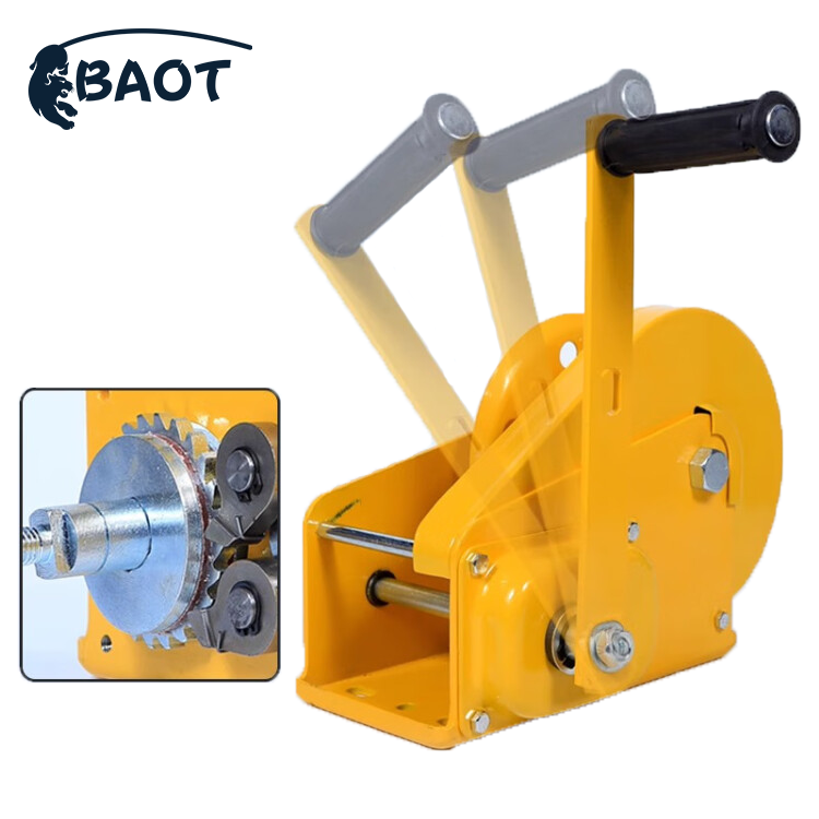Baot Heavy Duty Hand Winch Manual Winch Boat Winch Large Capacity 500 3000kg