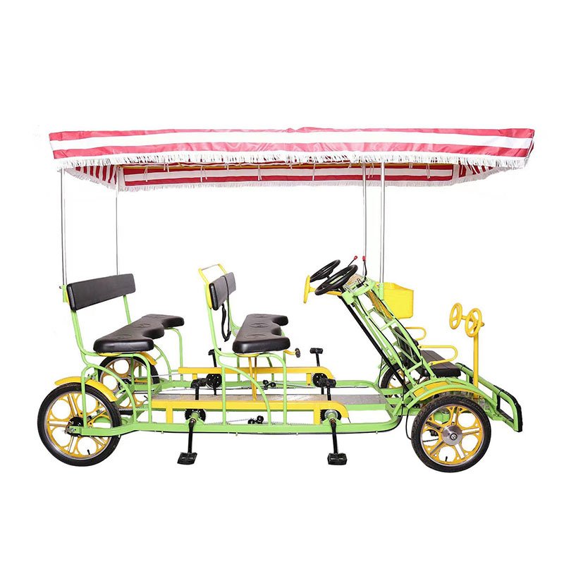 tandem 3 Seater Bike 4 Persons 4 Wheel Bicycle Two Person