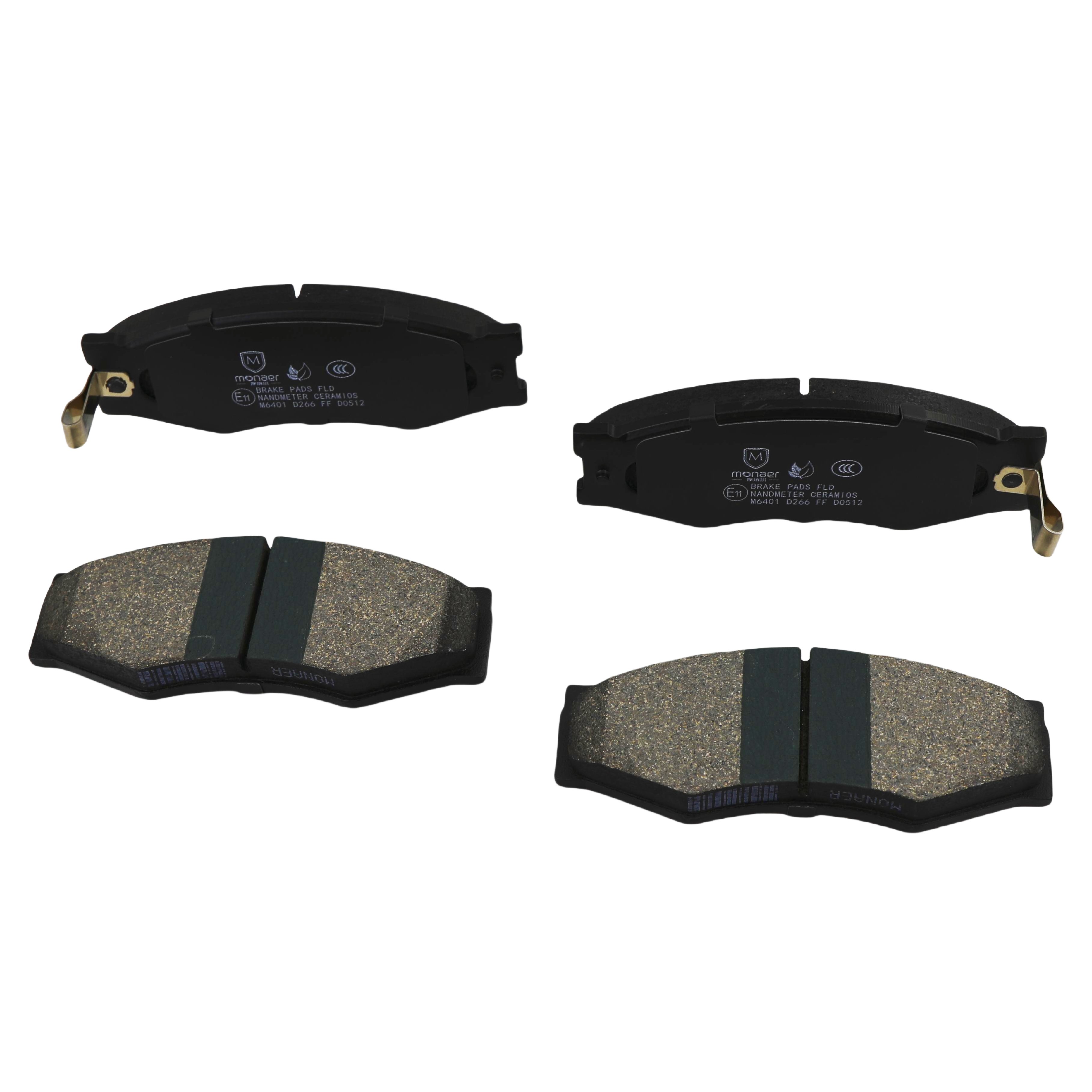 Monaer Brake Pads D266 Ceramic Front Brake Pad for Infiniti/Nissan Auto Parts