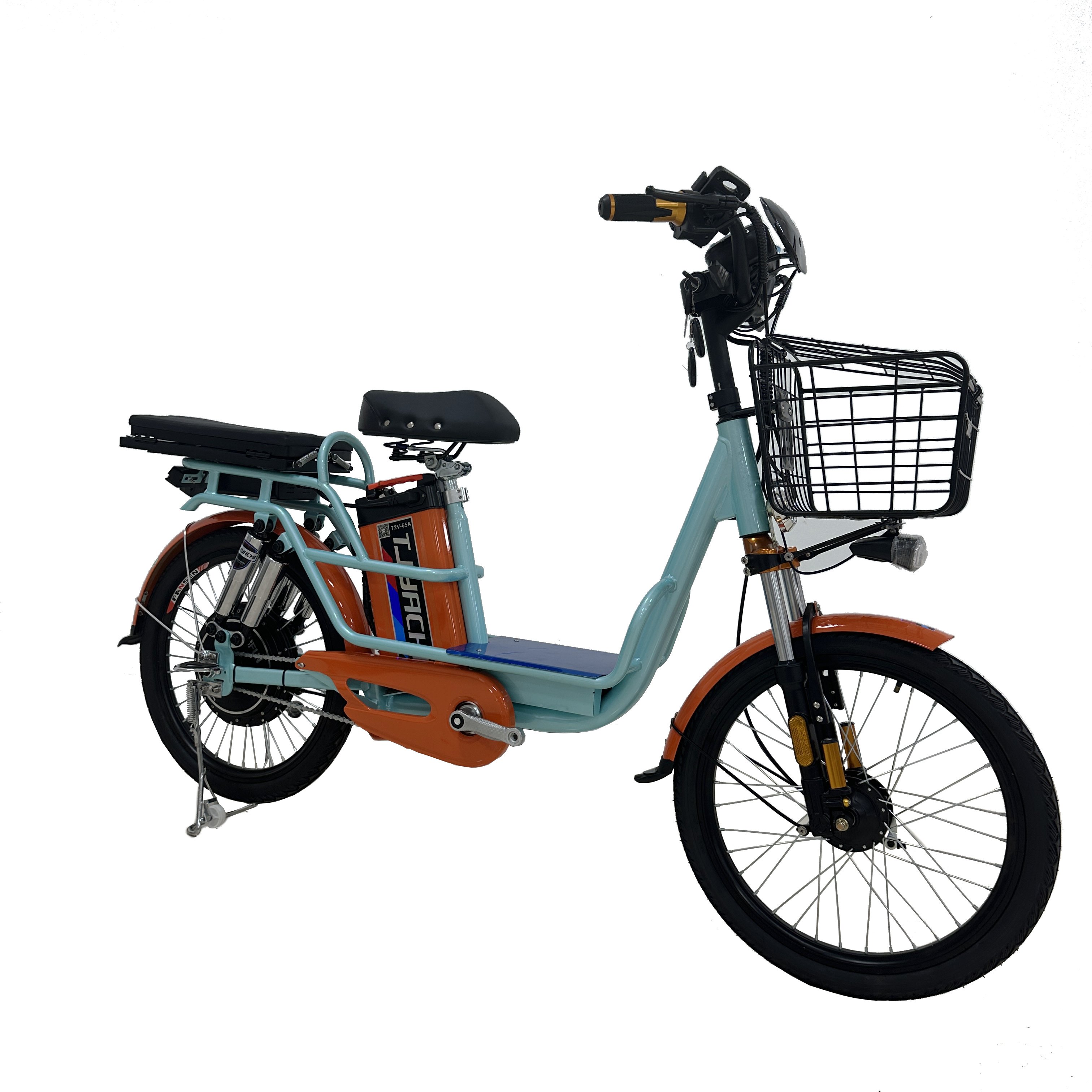 2024 New Design 350w 48v 12Ah Drum Brake 20 Inch Tire 2 Wheel Conversion Kit Leisure City Electric Bicycle With Battery