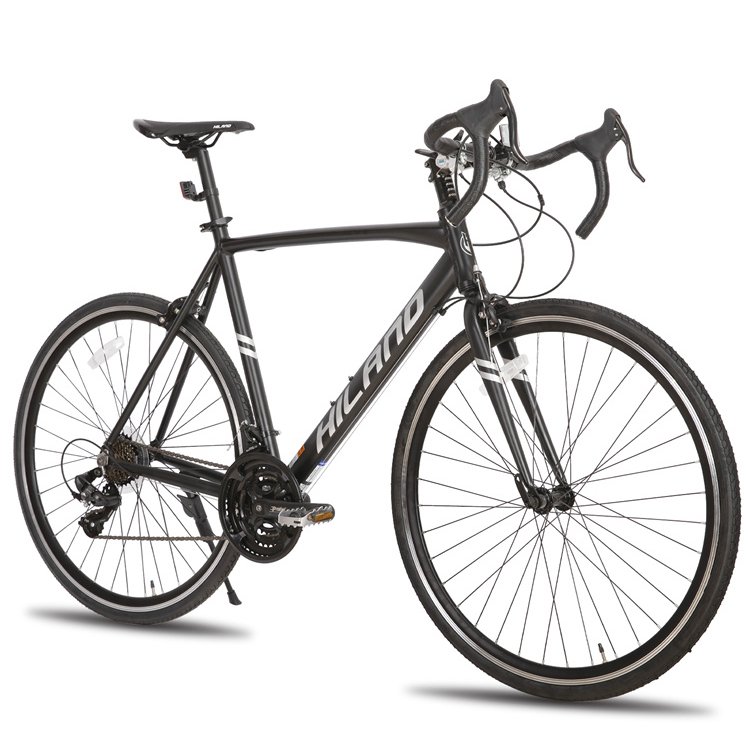 HILAND Factory Price Black Caliper Brake Road Bicycle Aluminum Alloy 21 Speed Road Bike