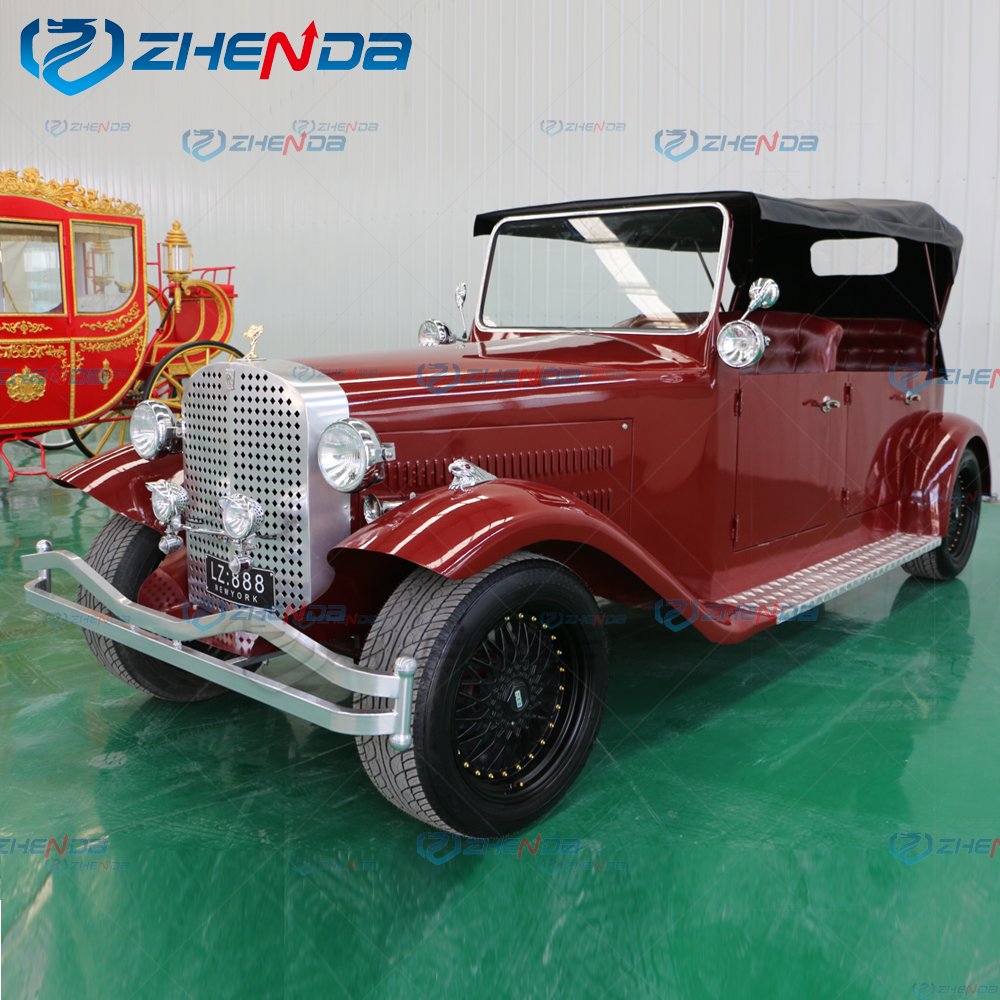 Hot Sale Auto Club Electric Car/retro Color Matching Classic/low Price Golf Vintage Car