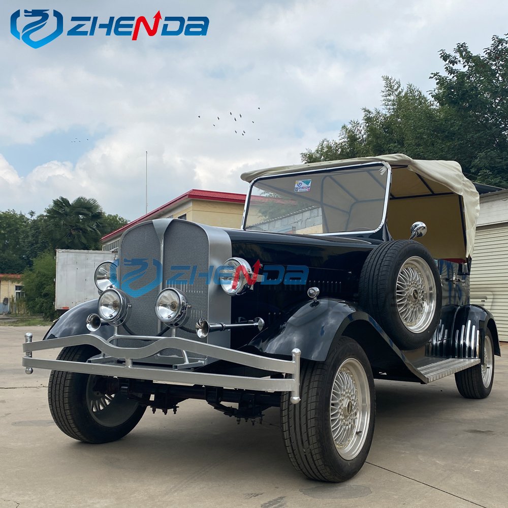 Hot Sale Auto Club Electric Car/retro Color Matching Classic/low Price Golf Vintage Car