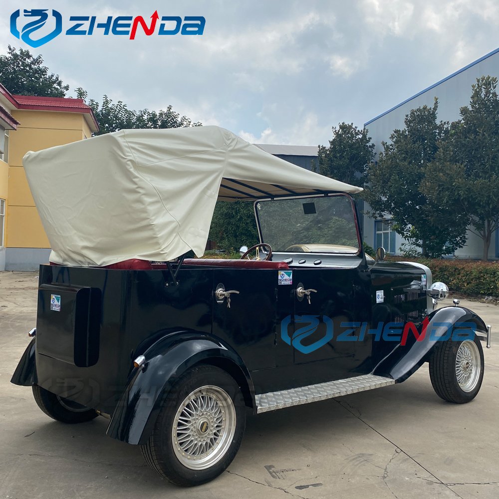 Hot Sale Auto Club Electric Car/retro Color Matching Classic/low Price Golf Vintage Car