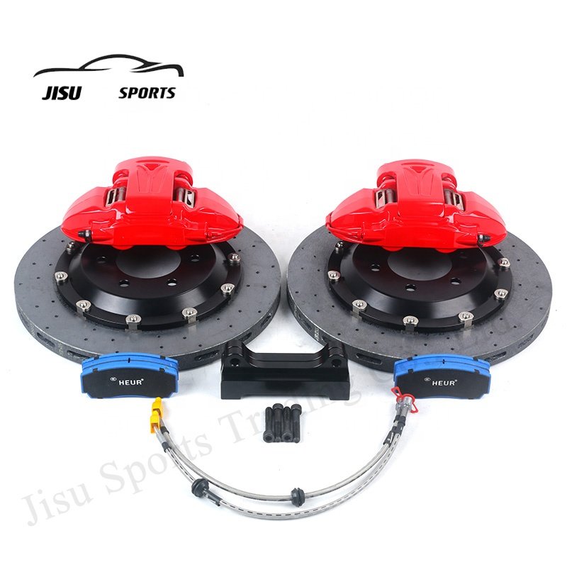 China Factory Rear Carbon Ceramic Set 4 POT Electronic Handbrake 4 Piston Caliper for BMW F10 F30 F32 E36 E92 2010-2015