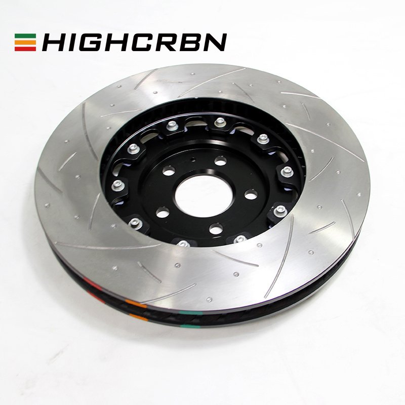 HIGHCRBN 312*24mm 2-piece Brake Disc Floating Front for BMW 3Series F30/F90 OE#34116774875;34116855006
