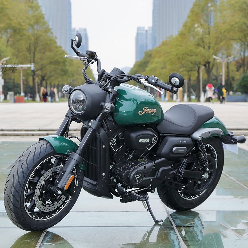 EEC Certificate 400ccWater Cooled Engine EFI System Max Speed180kmh ABS Front Rear Disc Brake Vintage Cruiser Motorcycle on Road