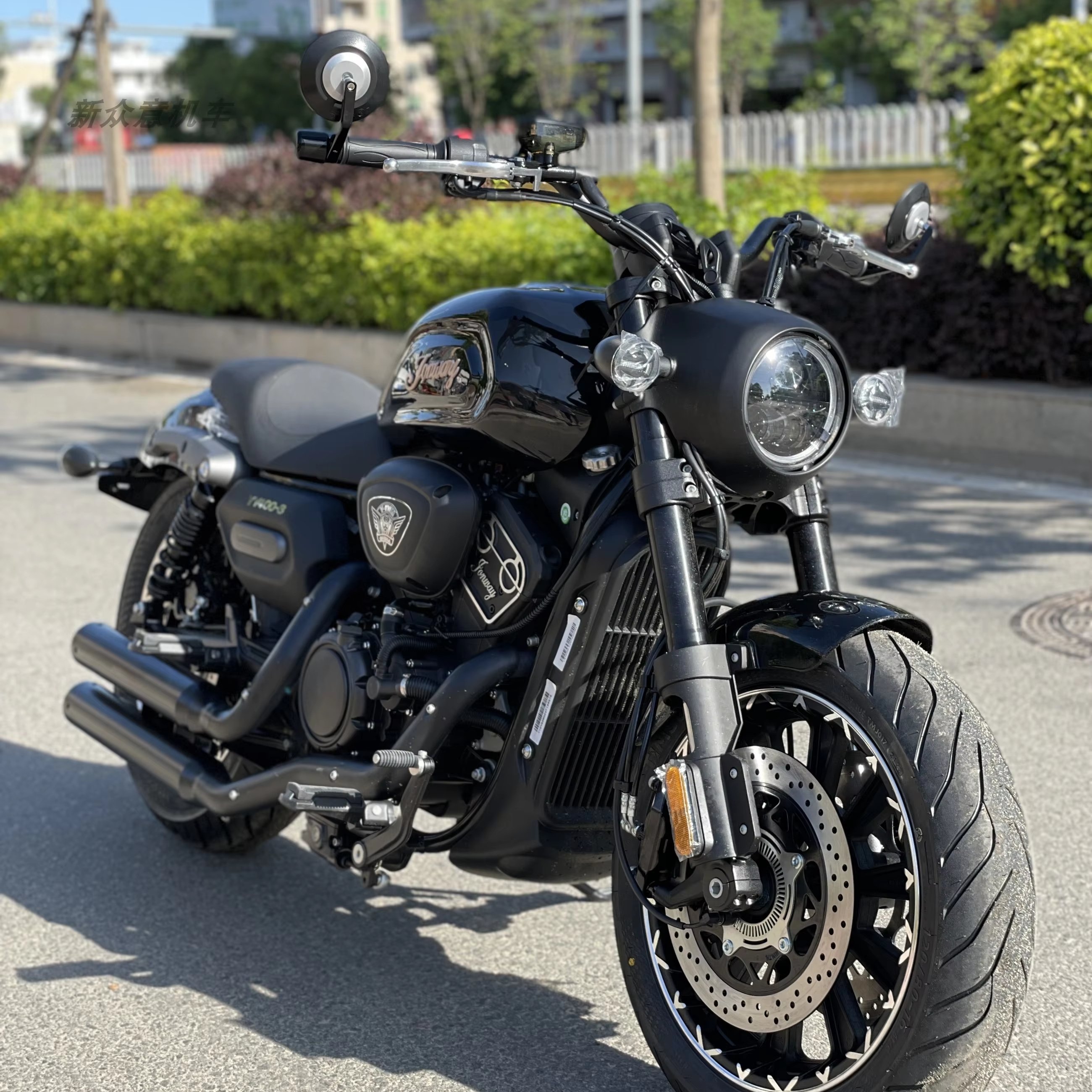 EEC Certificate 400ccWater Cooled Engine EFI System Max Speed180kmh ABS Front Rear Disc Brake Vintage Cruiser Motorcycle on Road