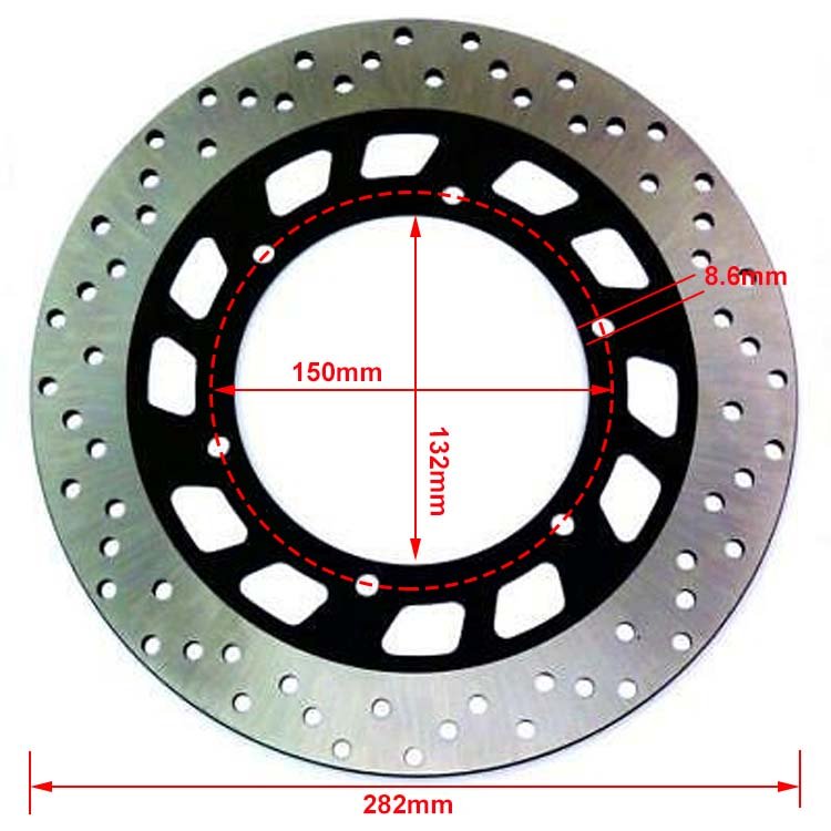 Factory Custom Motorcycle 282mm Brake Disc for Yamaha V MAX 1200 FJ 1100 1200