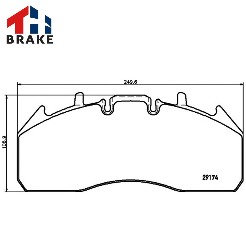 21496550 WVA Number 29174 Truck Front Brake Pad for Volvo