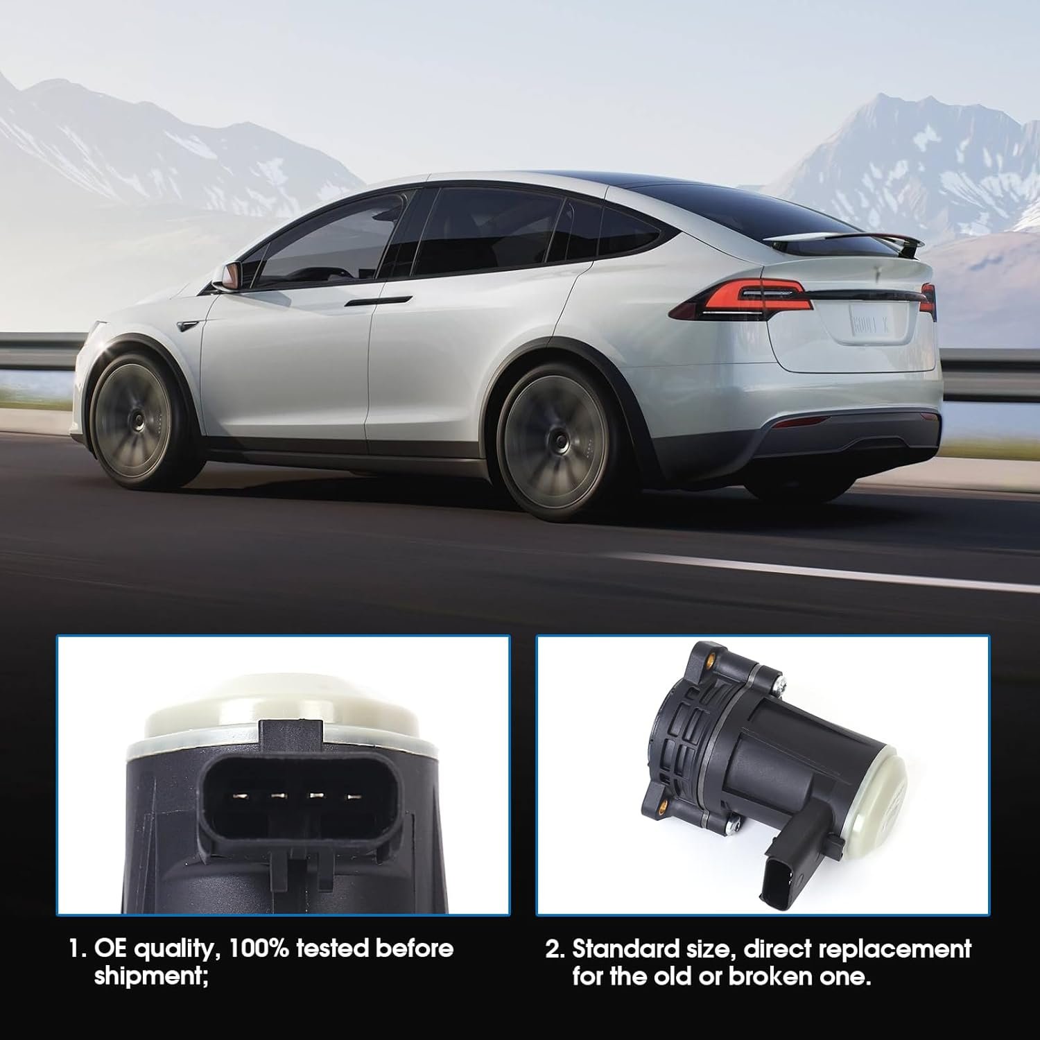 For Tesla Model S/X 2012-2021 40C07812 40C07814 1621620888C 2691710154E 102125200E 22B70102002A Parking Brake Caliper Motor
