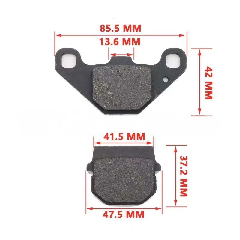 ZHENGBOYUAN Disc Brake Pad Replacement for 50cc 70cc 90cc 110cc 125cc 150cc 200cc 250cc ATV Dirt Bike Mope Scooter
