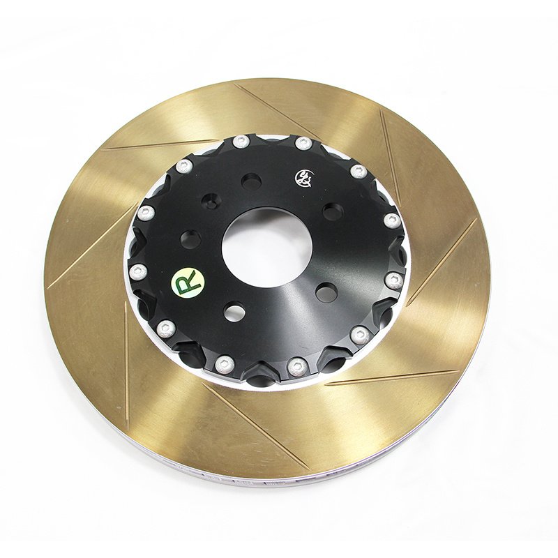 Wholesale Auto Car High Carbon Alloys Combination 2 Piece Brake Disc for Audi TT Front OE# 8j0615301