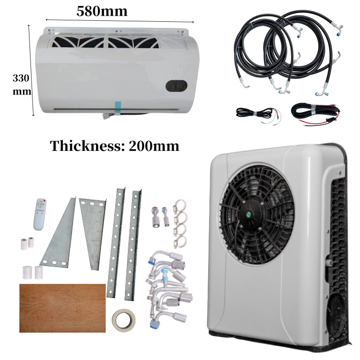 12V/24V Truck Van Cabin Parking Air Conditioner Auto Parking Conditioner for Trucks