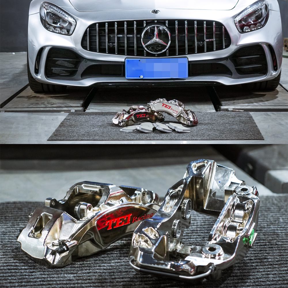 Front Big Brake Kit S60-Explore 6 Piston Caliper With 405*34 mm Rotor BBK Auto Brake System for Mercedes Benz AMG 20 Inch CarRim