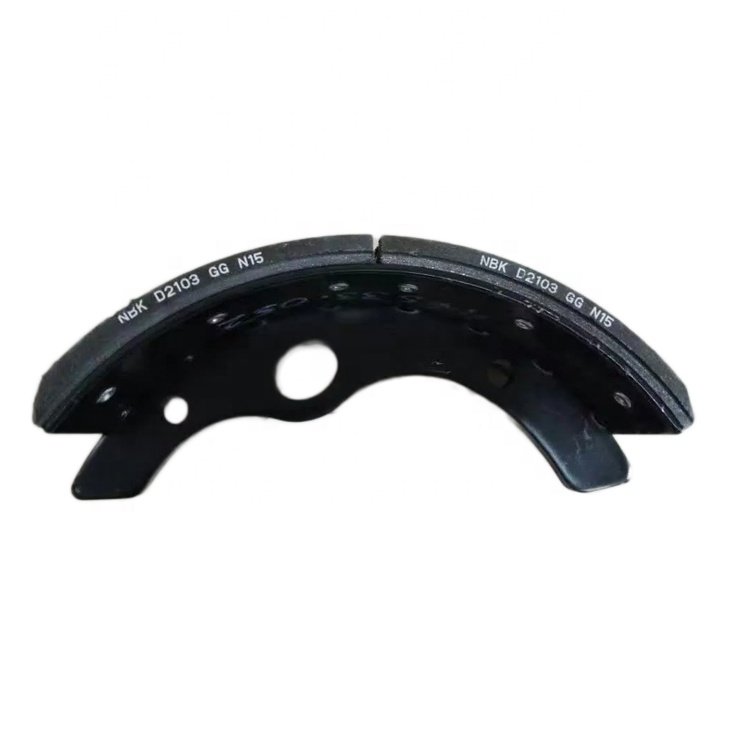 92957252 Rear Drum Rivet Brake Shoe MK384867 with Brake Lining for MITSUBISHI FUSO MD FH FH211