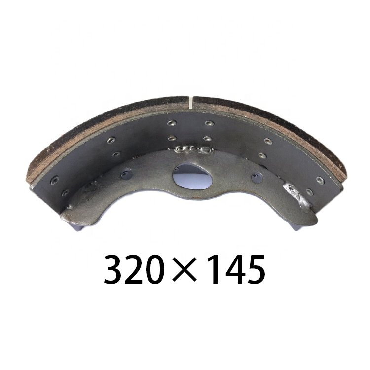 92957252 Rear Drum Rivet Brake Shoe MK384867 with Brake Lining for MITSUBISHI FUSO MD FH FH211