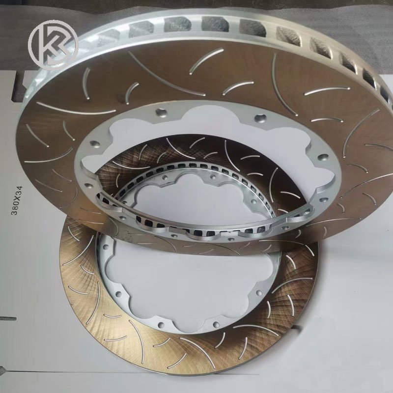 Binke Racing Brake Disc with 7075 6061 Bells Hat for Porsche, Bentley AUDI BMW 280*25.4 280*23 280*18 Bolted 8 12