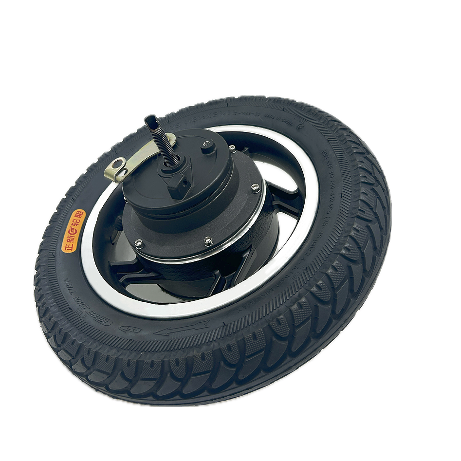 New Technology 12/48V 200W 12 Inch Geared Drum Brake Brushless Hub Motor Electric Scooter Wheelchair Robot Motor