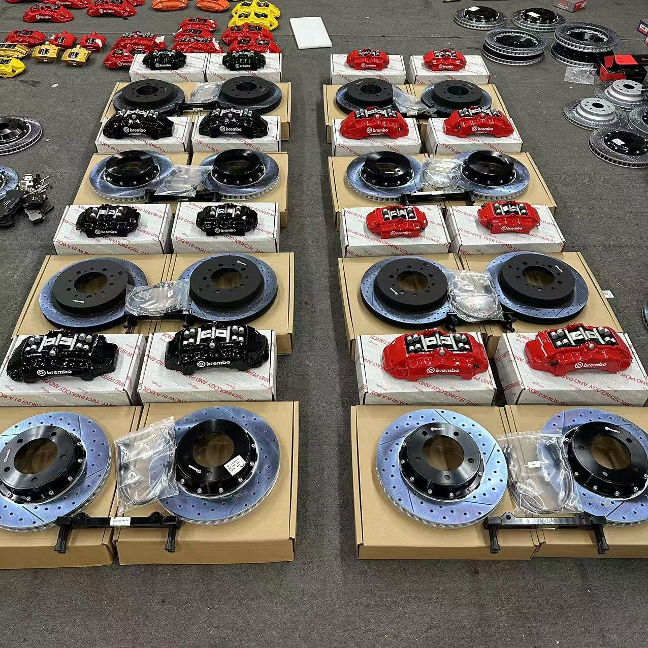Front 6 Pot 362mm Rear 4 Pot 365mm for 2019 toyota Land Cruiser Lc 200 High Carbon Cast Iron Floating Brake Disc Kit
