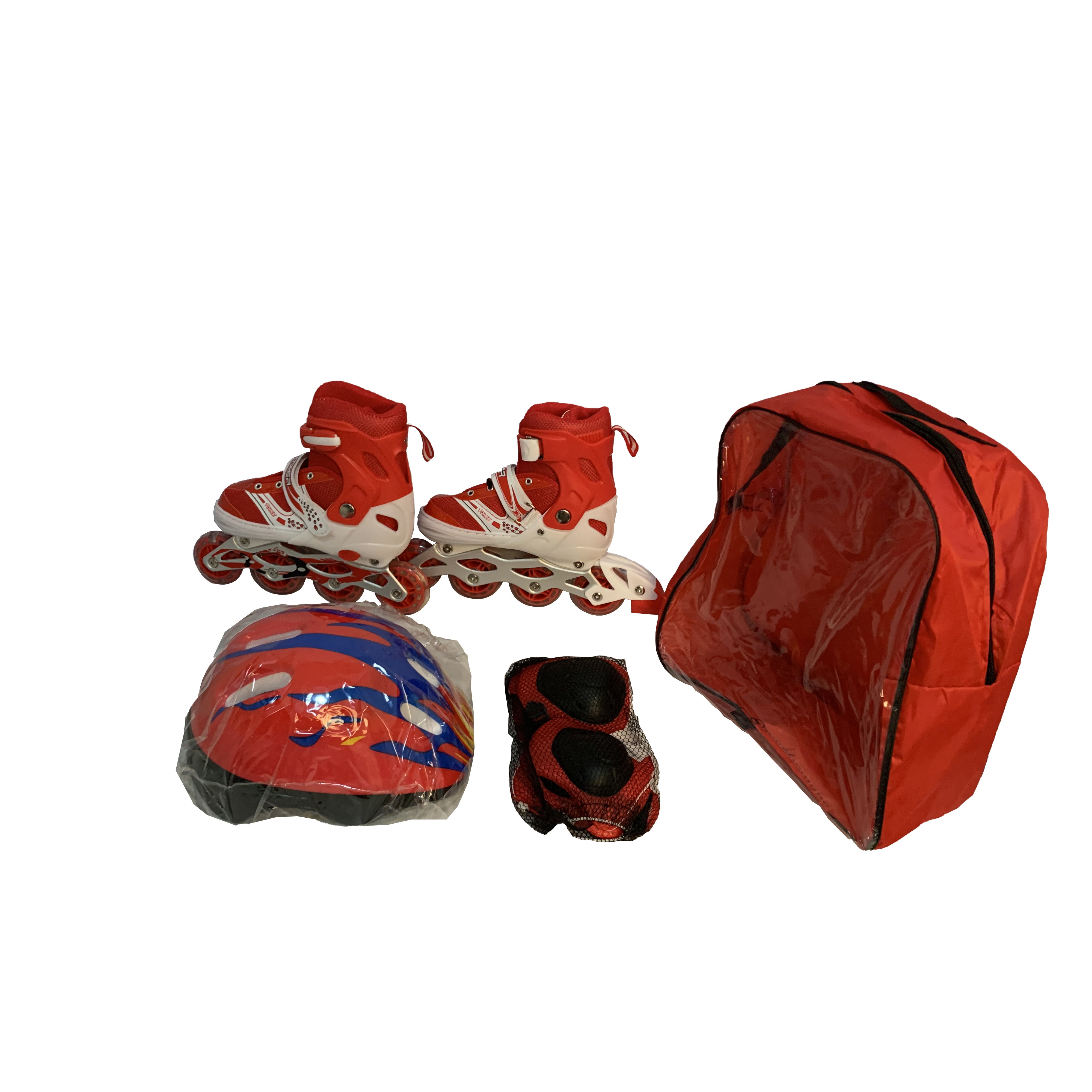 4 Light Wheels Safe Sensitive Brake Cheap Adjustable Patines Portable Flashing Roller Children Kids Pink Inline Skates Shoes