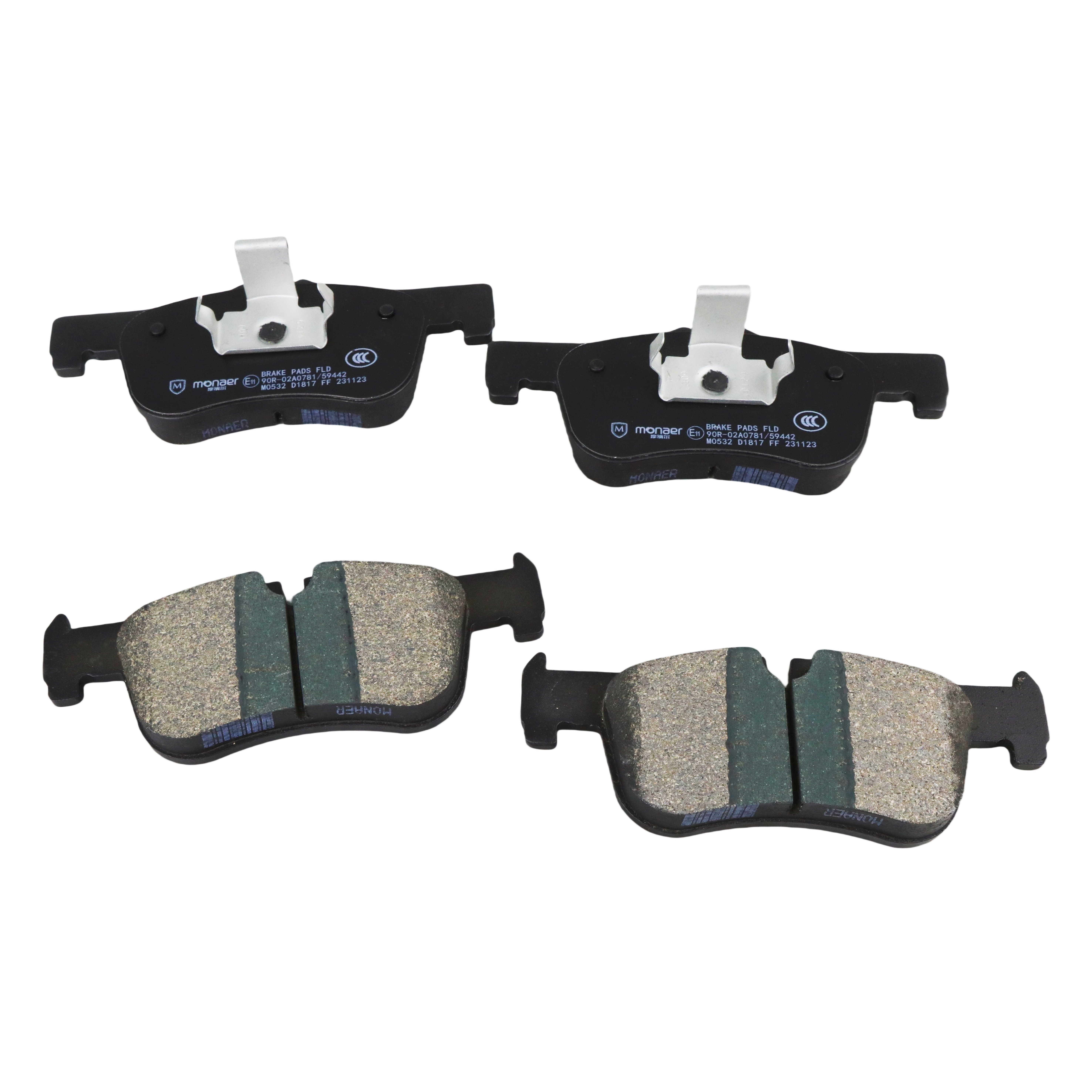 Auto Brake Pads High Performance Rear Ceramic Rear Disc Brake Pad M0532 D1817 for BMW