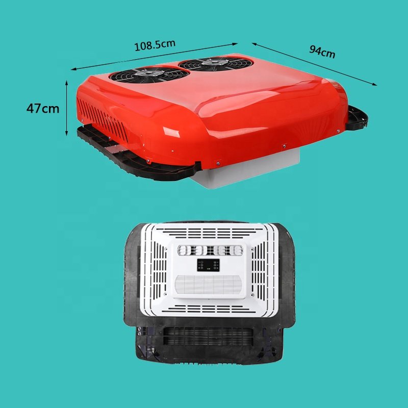 Integrated Double Fans 12v 24v Parking Roof air Conditioner for Vehicles Truck Car RV