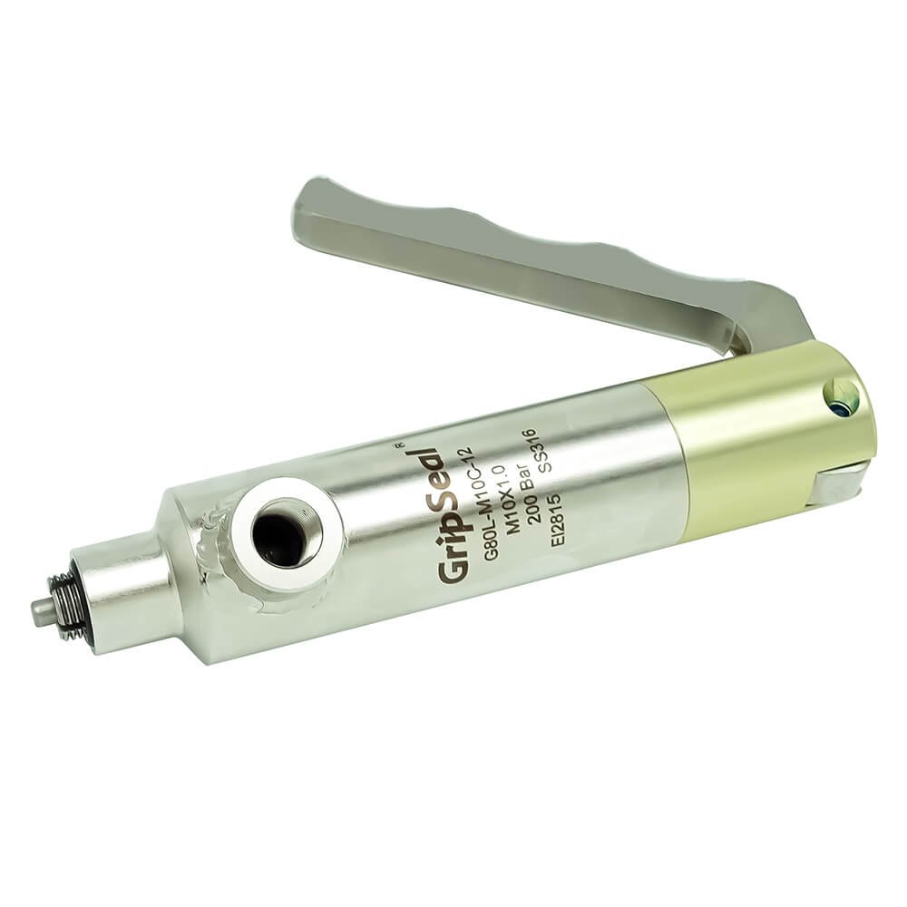 GripSeal G80 Internal Threaded Connector for Automotive Parts Engine Cylinder Brake Caliper Function Tests
